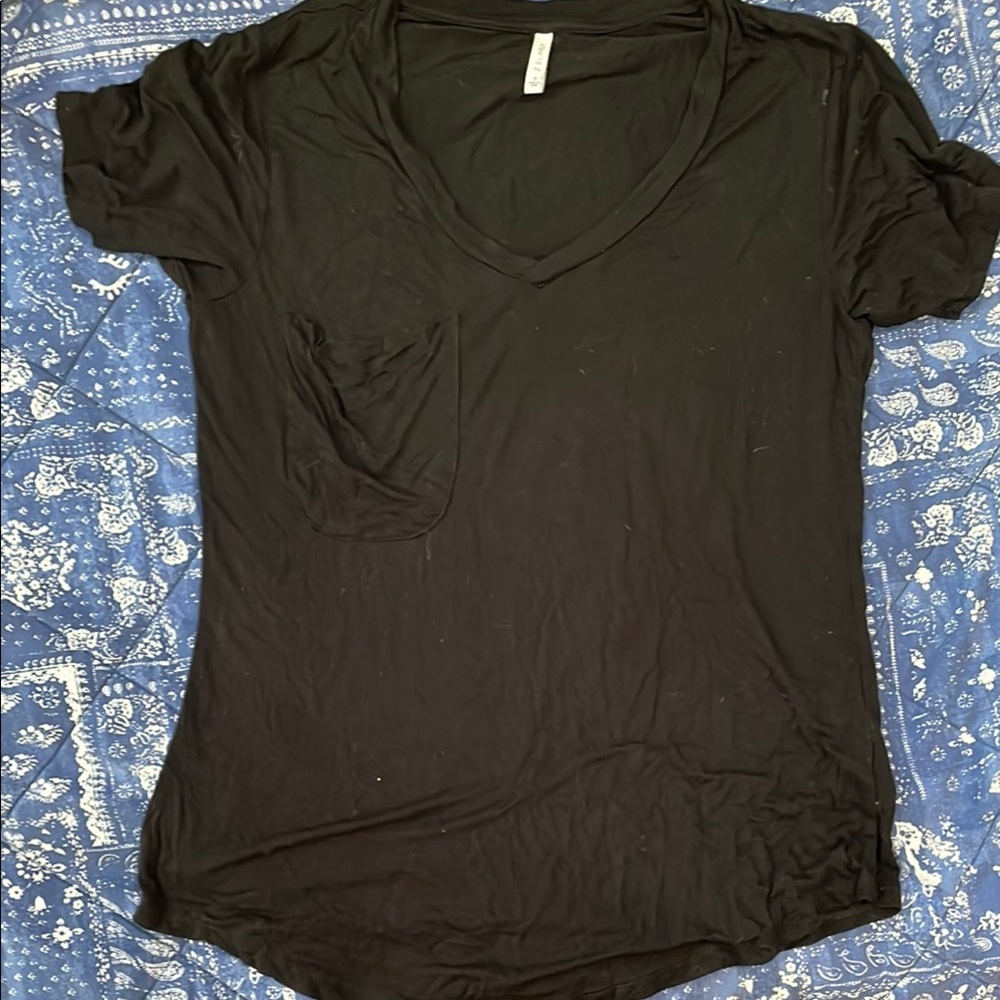 Z Supply Black Short Sleeve Tee